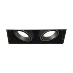 ELECTRA II GU10 frameless czarna 230V LED GU10 8W