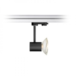 FAX do szyny  3-faz czarna  230V LED GU10 12W