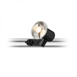 FAX do szyny  3-faz czarna  230V LED GU10 12W