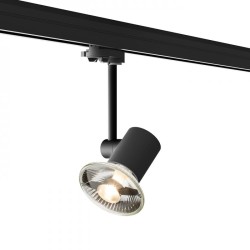 FAX do szyny  3-faz czarna  230V LED GU10 12W