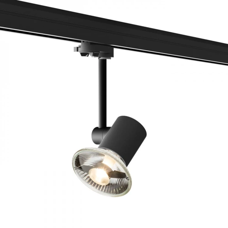 FAX do szyny  3-faz czarna  230V LED GU10 12W