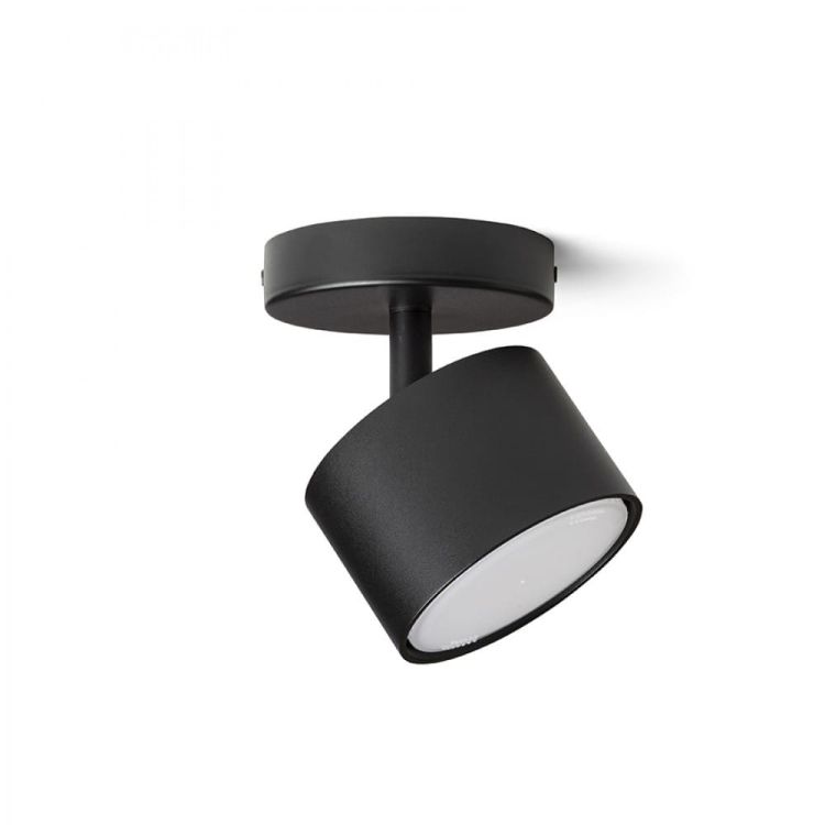PIXEL I natynkowa czarna 230V LED GX53 7W