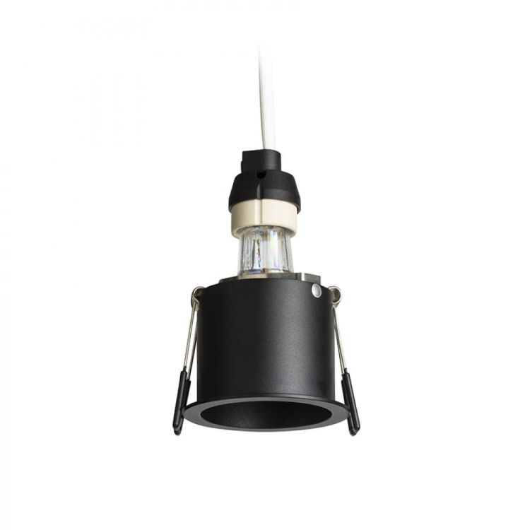 ORCO wpuszczana czarna 230V LED GU10 9W
