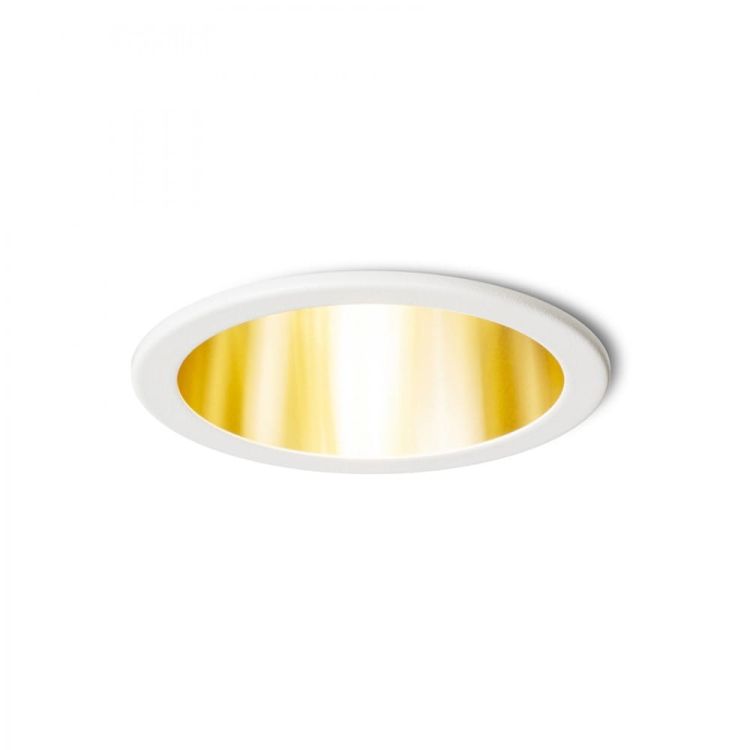 ORCO wpuszczana biała/złota 230V LED GU10 9W