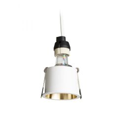 ORCO wpuszczana biała/złota 230V LED GU10 9W