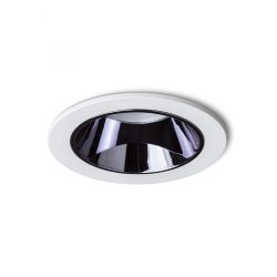 ANSEL wpuszczana biała czarny chrom 230V LED 12W 60°  3000K