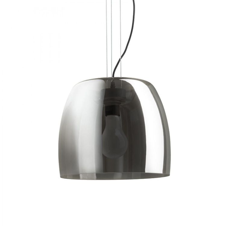 ORLANDO 35 wisząca szkło przezroczyste/czarna 230V LED E27 24W