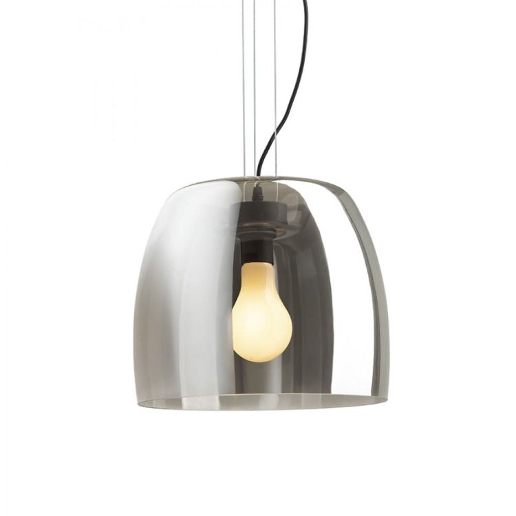 ORLANDO 35 wisząca szkło przezroczyste/czarna 230V LED E27 24W