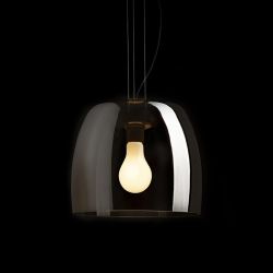 ORLANDO 35 wisząca szkło przezroczyste/czarna 230V LED E27 24W