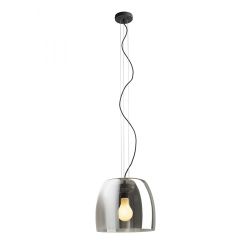 ORLANDO 35 wisząca szkło przezroczyste/czarna 230V LED E27 24W