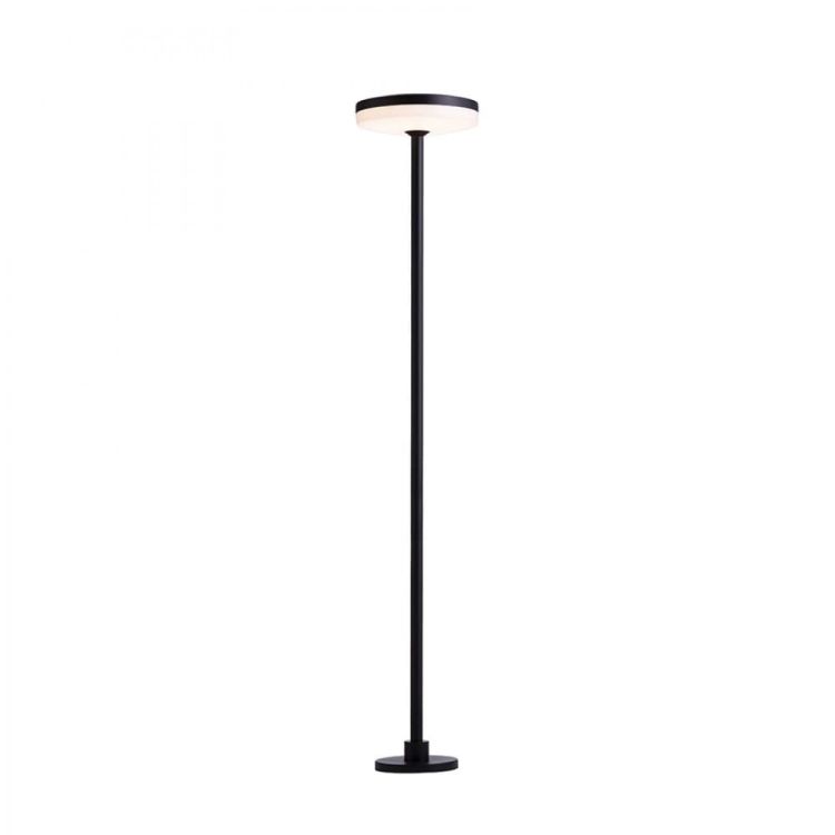 SEMPLICE 80 podłogowa na klinie czarna akryl mat 230V LED 12W IP54 3000K