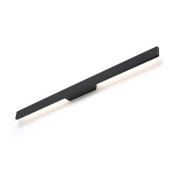 BONAAREA 104 ścienna czarna akryl satynowy 230V LED 18W 120° IP54 3000K