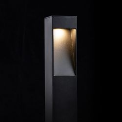 TORIN 60 podłogowa czarna  230V LED 7W IP65  3000K