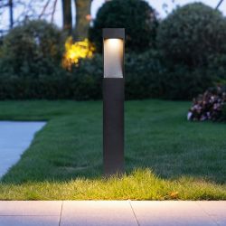 TORIN 60 podłogowa czarna  230V LED 7W IP65  3000K