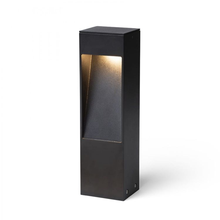 TORIN 30 podłogowa czarna  230V LED 7W IP65  3000K