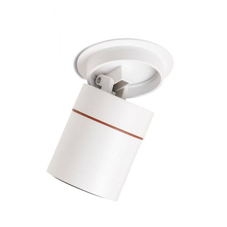 AUGUSTA wpuszczana czarna chrom 230V LED 12W 36°  3000K