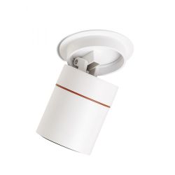 AUGUSTA wpuszczana biała/czarna  230V LED 12W 36°  3000K