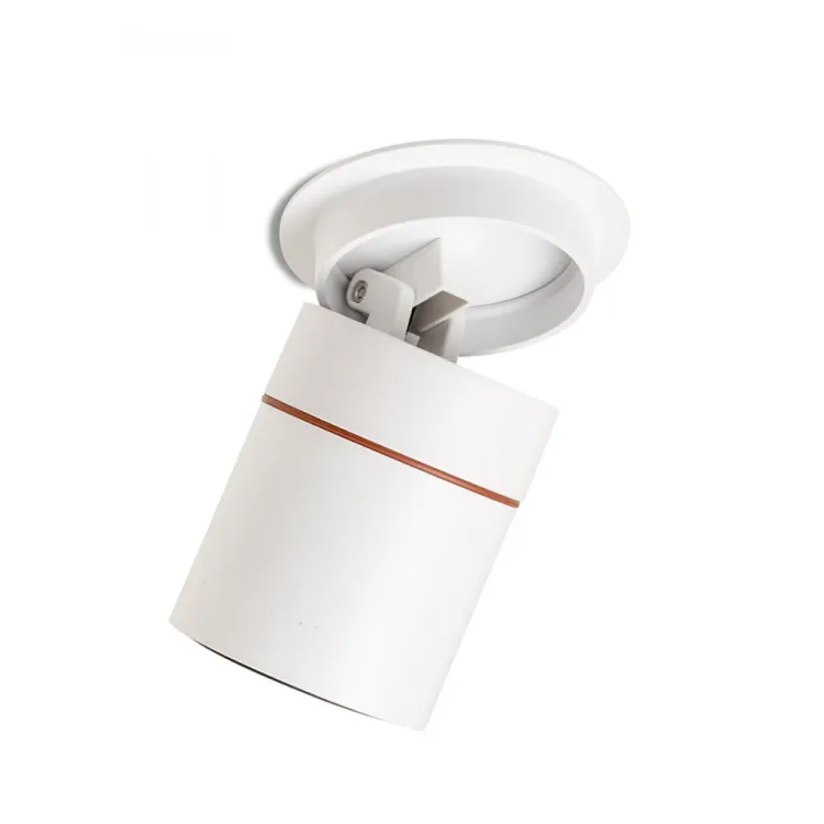 AUGUSTA wpuszczana biała/czarna  230V LED 12W 36°  3000K