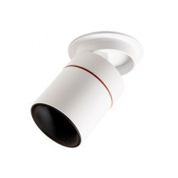AUGUSTA wpuszczana biała/czarna  230V LED 12W 36°  3000K