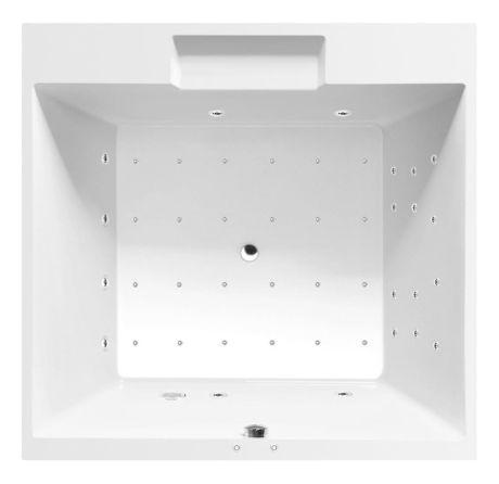Przejdź do produktu CAME wanna z hydromasażem, 175x175x50cm, Attraction Hydro-Air, chrom