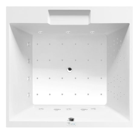 Przejdź do produktu CAME wanna z hydromasażem, 175x175x50cm, Highline Hydro-Air, chrom