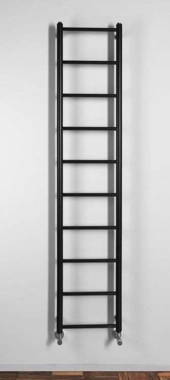 DINA grzejnik łazienkowy 350x1680mm, czarny mat