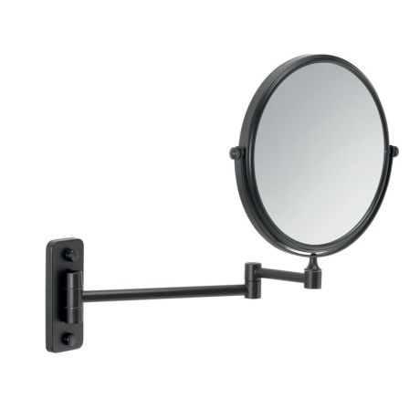 Przejdź do produktu GAIA wiszące lusterko kosmetyczne, średnica 180mm, dwustronne, czarny mat