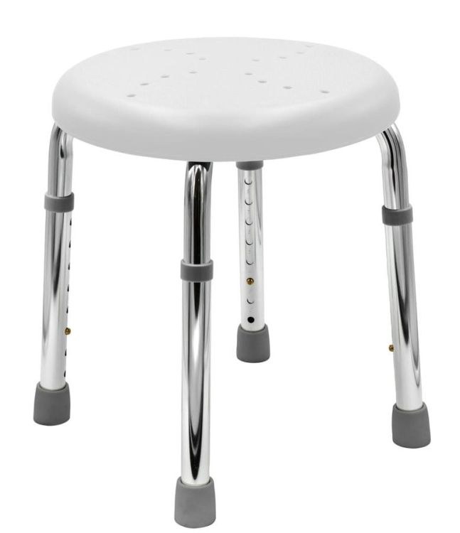 HANDICAP siedzisko łazienkowe, średnica 45cm, biały
