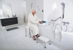HANDICAP siedzisko łazienkowe, średnica 45cm, biały