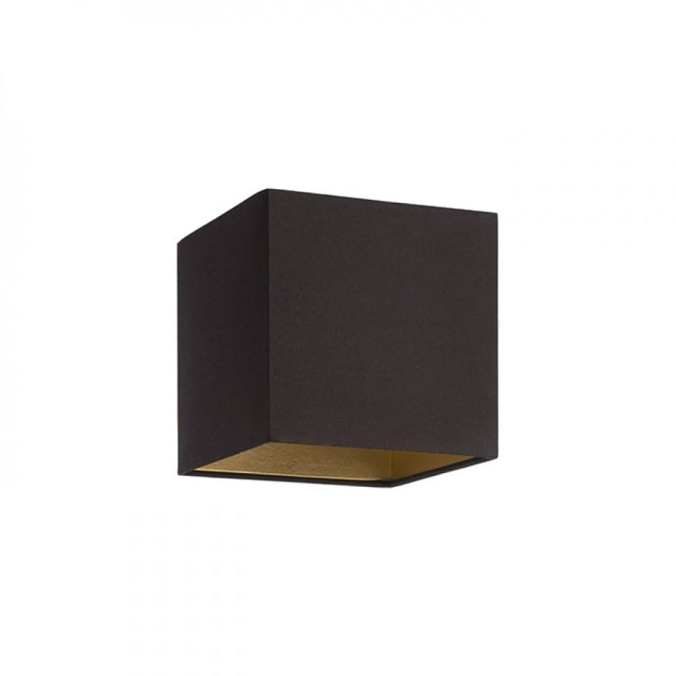 TEMPO 15/15 abażur Polycotton czarna/białe PCV max. 28W