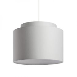 DOUBLE 40/30 abażur Polycotton czarna/białe PCV max. 23W