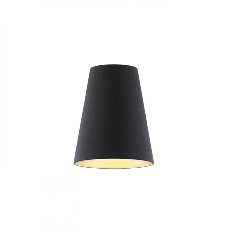 CONNY 25/30 abażur stołowy Polycotton czarna/białe PCV max. 23W