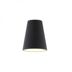 CONNY 25/30 abażur stołowy Polycotton czarna/białe PCV max. 23W