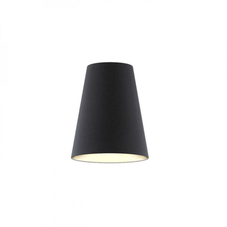 CONNY 25/30 abażur stołowy Polycotton czarna/białe PCV max. 23W