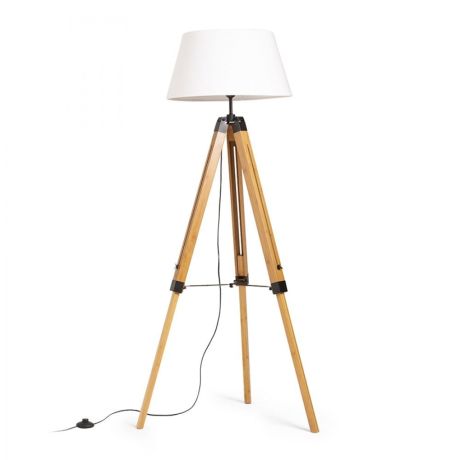 Przejdź do produktu ALVIS/AMBITUS 46 podłogowa biała bambus/czarna 230V LED E27 15W