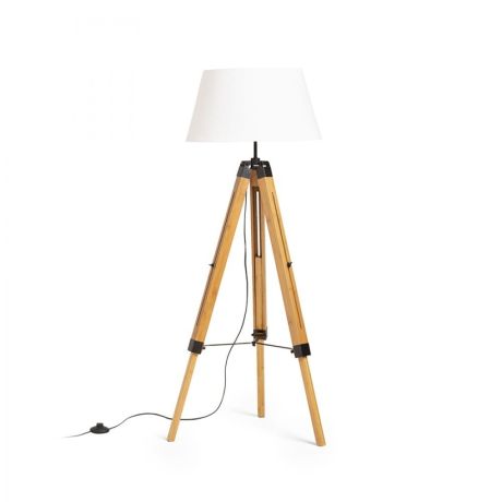 Przejdź do produktu ALVIS/AMBITUS 46 podłogowa biała bambus/czarna 230V LED E27 15W