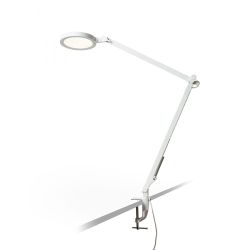EMA lampa z zaciskiem na biurko biała