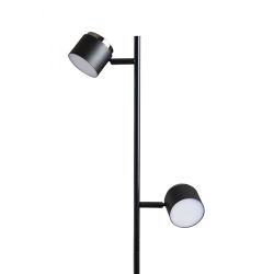NOVA II podłogowa biała chrom/akryl mleczny 230V LED 2x3.5W 3000K