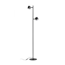 NOVA II podłogowa biała chrom/akryl mleczny 230V LED 2x3.5W 3000K