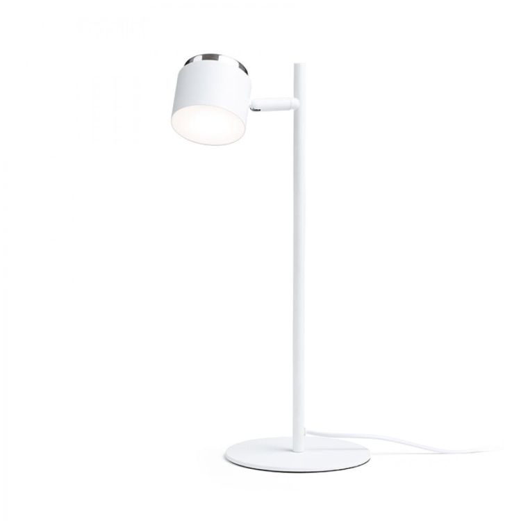 NOVA stołowa biała chrom/akryl mleczny 230V LED 4.2W 3000K