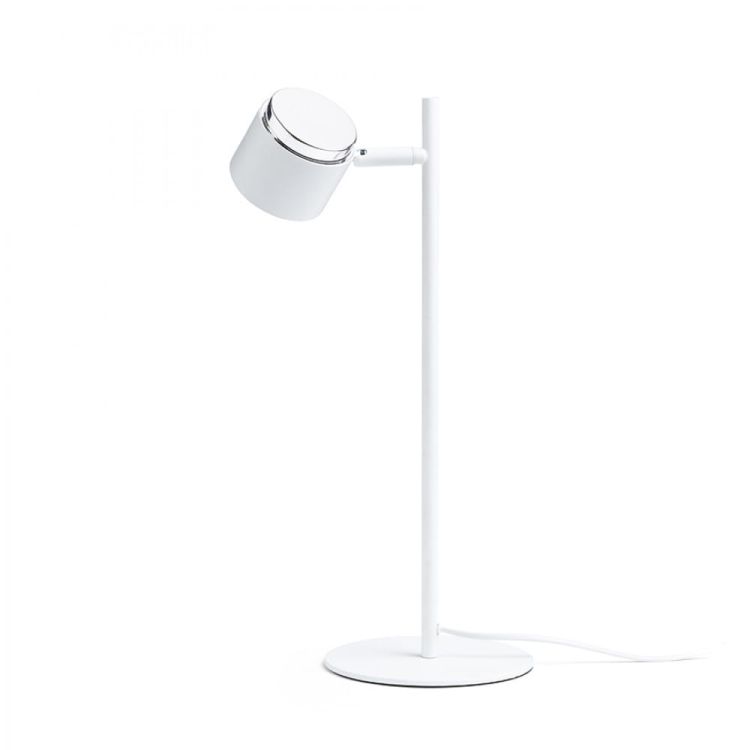 NOVA stołowa biała chrom/akryl mleczny 230V LED 4.2W 3000K