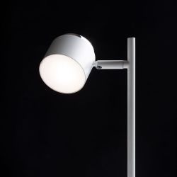 NOVA stołowa biała chrom/akryl mleczny 230V LED 4.2W 3000K