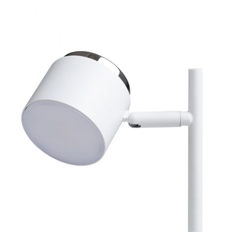 NOVA stołowa biała chrom/akryl mleczny 230V LED 4.2W 3000K