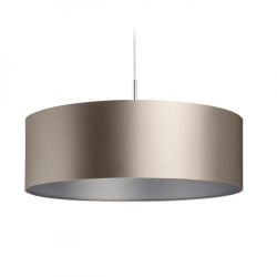 RON 60/19 abażur  Monaco gołębio szara/srebrene PVC  max. 23W