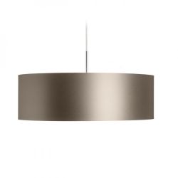 RON 60/19 abażur  Monaco gołębio szara/srebrene PVC  max. 23W