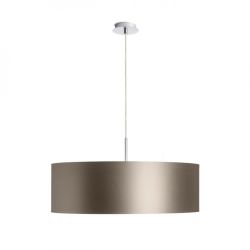 RON 60/19 abażur  Monaco gołębio szara/srebrene PVC  max. 23W