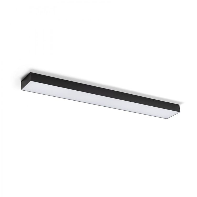 LARISA 115X15 DIMM sufitowa czarna  230V LED 60W  3000K