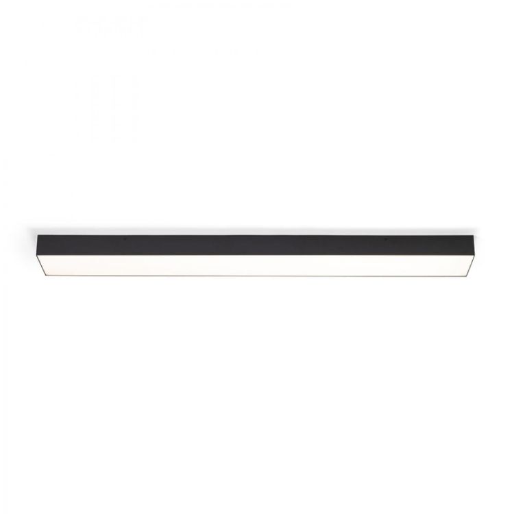 LARISA 115X15 DIMM sufitowa czarna  230V LED 60W  3000K