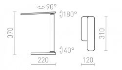 MAREK DIMM stołowa biała 230V LED 6W 3000K 4000K 6500K
