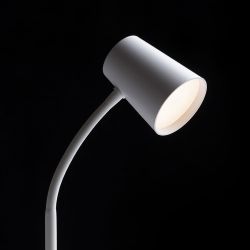 VERINA stołowa biała  230V LED 4.5W 100°  3000K